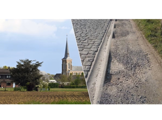 Kampenhout centrum en putten langs de Kampenhoutsebaan